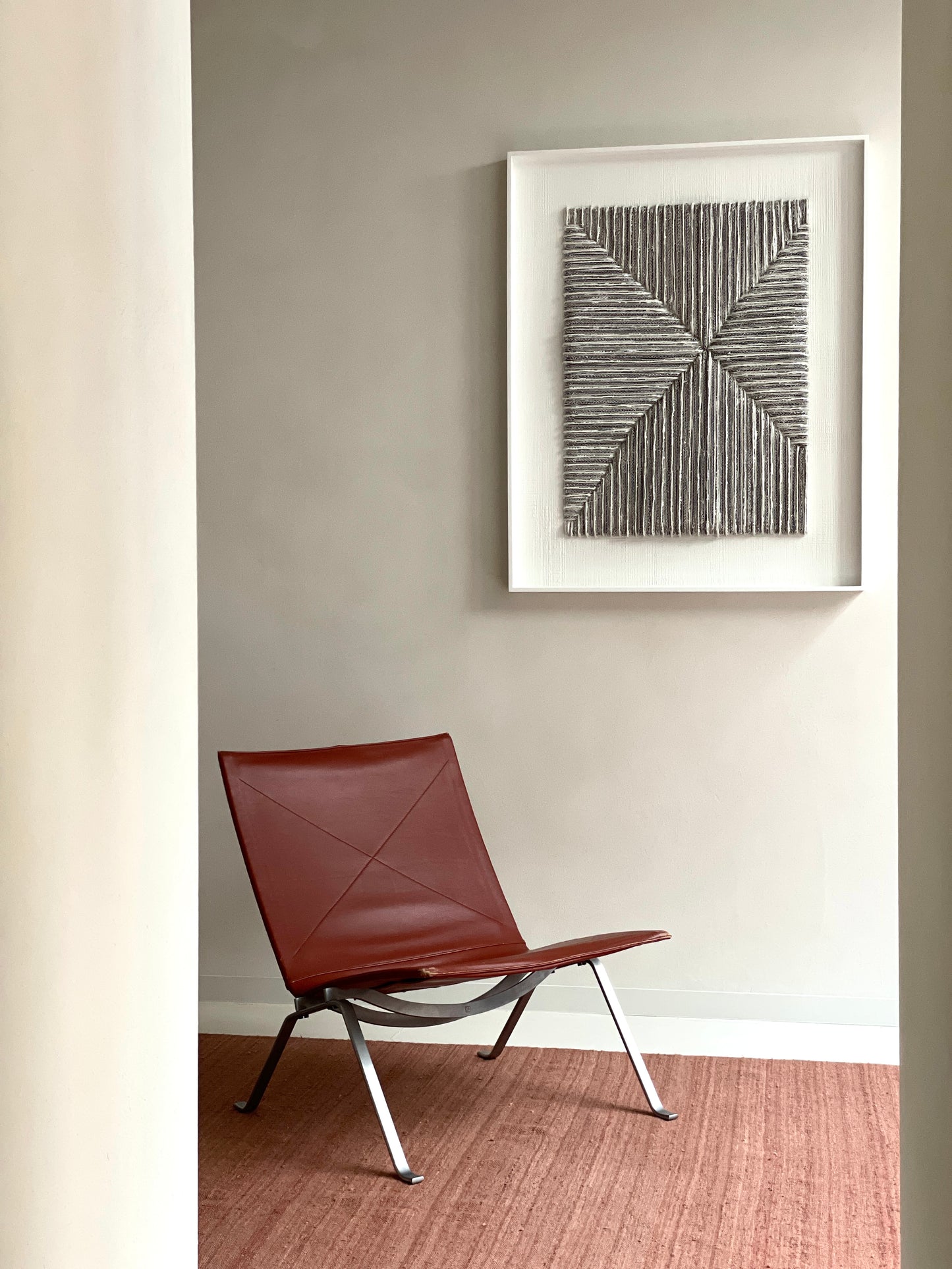 First generation PK22 Easy chair by Poul Kjaerholm, 1960s