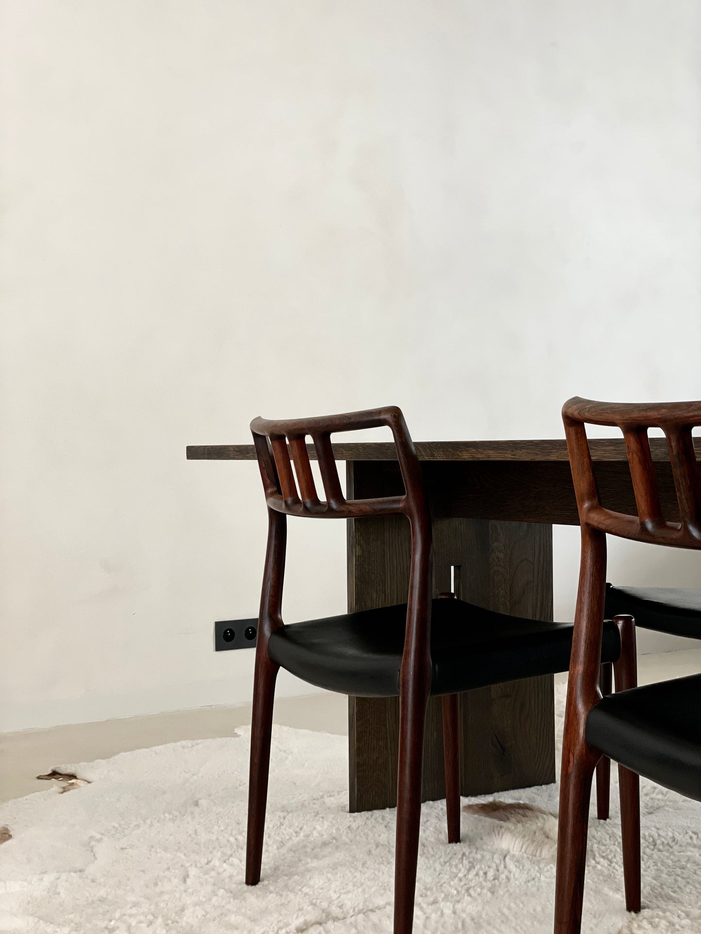 Dining chairs model 79 by Møller, 1960s