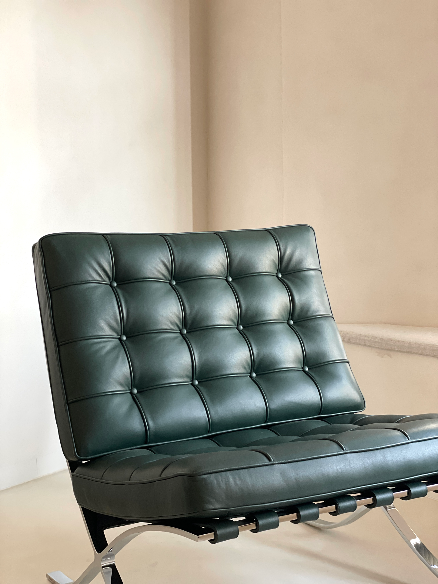 Barcelona chair by Ludwig Mies van der Rohe for Knoll, 2020s
