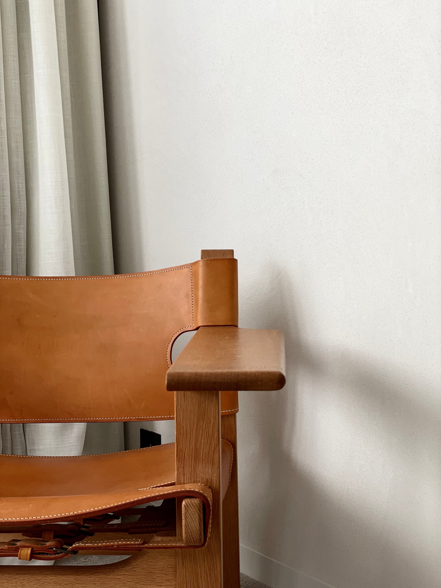 🔴 Spanish Chair by Børge Mogensen’s for Fredericia, 1960s